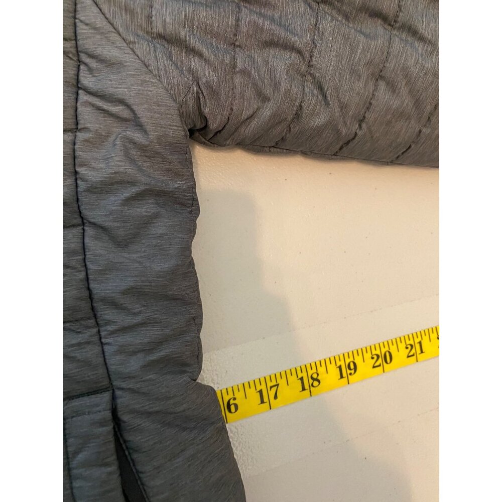The North Face Girls Hooded Jacket Gray Soft Fleece Lining Full Zip Medium 10/12 - Picture 11 of 12